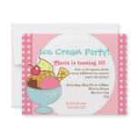 Ice Cream Party Invitation