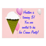 Ice Cream Party Invitation