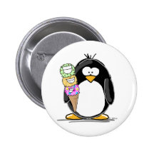 Ice Cream Penguin Buttons