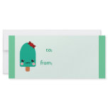 ice cream pink rack card