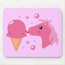 Ice Cream Pony Mouse Pad
