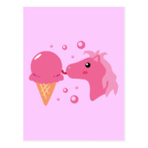Ice Cream Pony Postcards