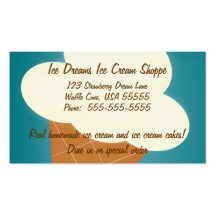 Ice Cream Shop Business Card