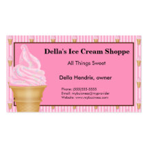 Ice Cream Shop  Business Cards