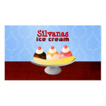 Ice Cream Shop Business Cards