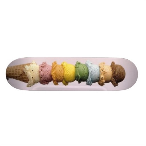 ice cream skate board deck