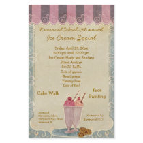 Ice Cream Social Announcement Flyer