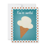 Ice Cream Social Party Invitation