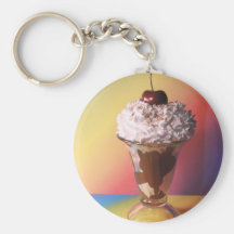 Ice Cream Sundae Key Chain
