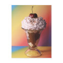 Ice Cream Sundae postcards