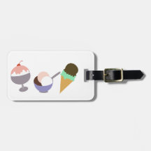 Ice Cream Tag For Bags