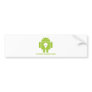 Ice Cream Thoughts Inside (Android Bug Droid) Bumper Stickers