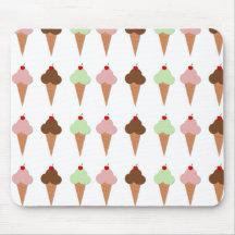Ice Cream Trio Mousemats