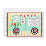 Ice Cream Truck Birthday Invitation
