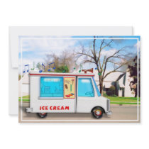 Ice Cream Truck with Music in the Street