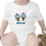 Ice Cream We're One Twin Boys Bodysuit