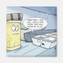 Ice Cube Tray Refrigerator Magnet