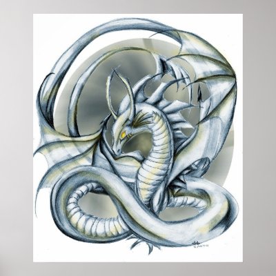 Ice Dragon Print by XxCokoxX