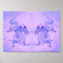 Ice dragons poster posters