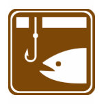 Ice Fishing Highway Sign t-shirts