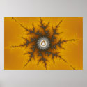 Ice Flake - Fractal Poster posters