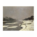Ice Floes on the Seine at Bougival (1867-1868) t-shirts