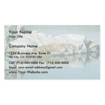 Ice Formation Business Card Template