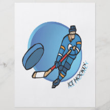 Ice Hockey Full Color Flyer