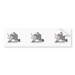 ice hockey goal keeper goalie graphic bumper stickers