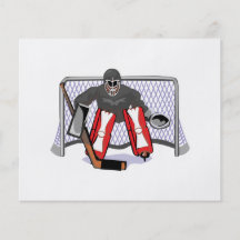 ice hockey goalie realistic vector illustration custom flyer