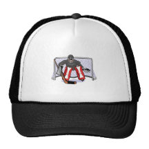 ice hockey goalie realistic vector illustration mesh hats