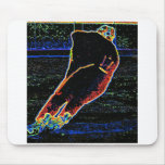 Ice Hockey Player Mouse Pads
