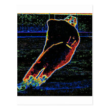 Ice Hockey Player Post Cards