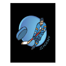 Ice Hockey Post Card