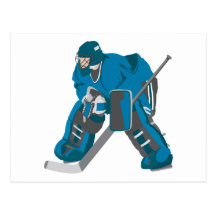 Ice Hockey Postcard
