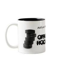 Ice hockey pucks... English tea mug