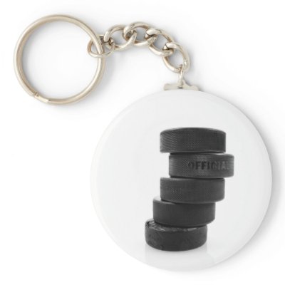 Ice hockey pucks... keyring Key Chain