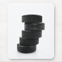 Ice hockey pucks... mouse mat mousepads