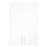 ice hockey rink graphic personalized stationery
