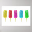 Ice Lollies Row Poster posters