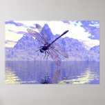 Ice Mountain Dragonfly posters