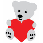 ice polar bear love heart t-shirts