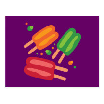 Ice Pops Post Card