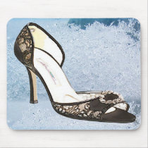 Ice Princess Lace Pumps Mouse Pads