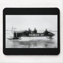 Ice Racing, Duluth, 1910s Mouse Mat