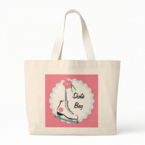 Ice Skate Tote Bag