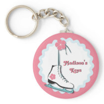 Ice Skate Keychain
