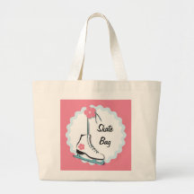 Ice Skate Tote Bag