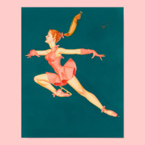 Ice Skater Ballerina posters