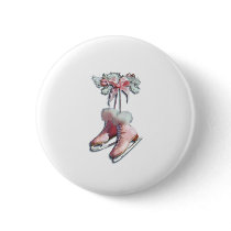 ICE SKATES in PINK by SHARON SHARPE